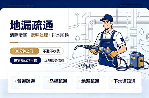 揭阳地漏疏通